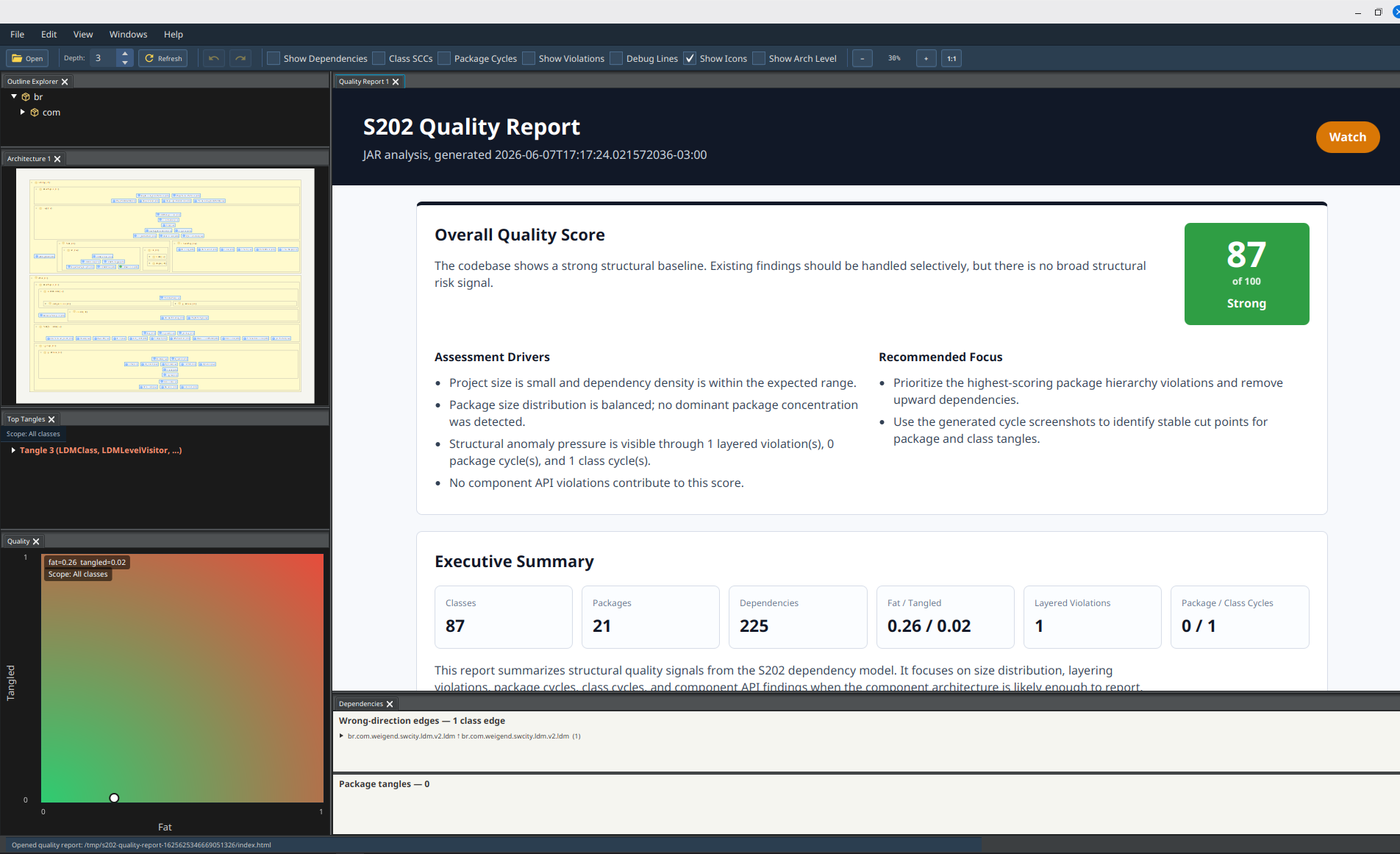Quality Report