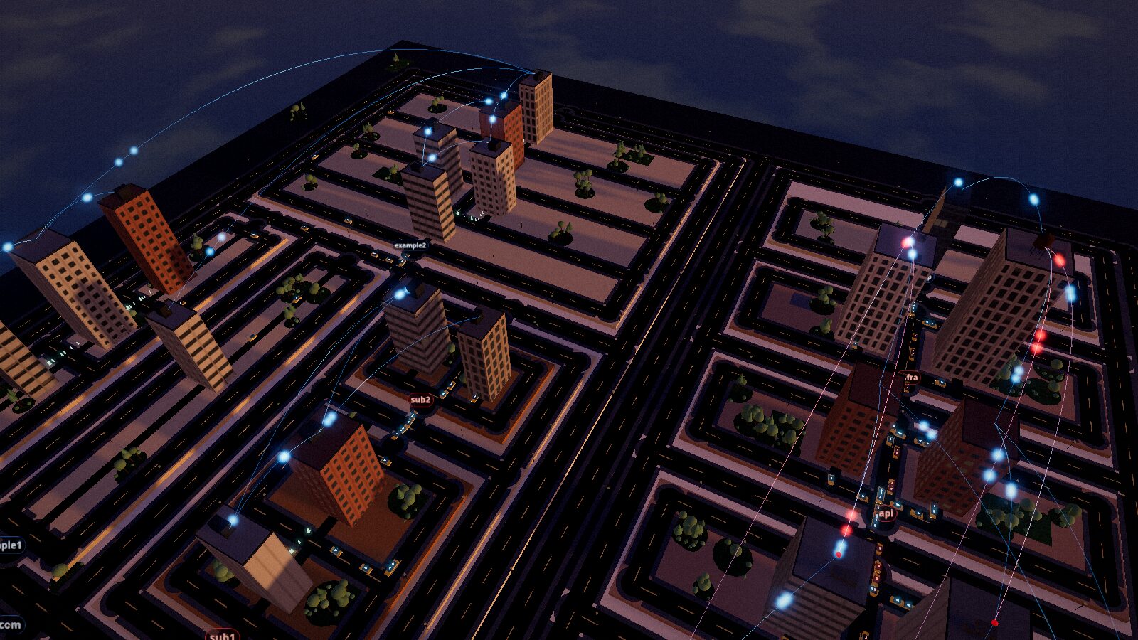 City3D — the S202 architecture model rendered as an interactive 3D software city